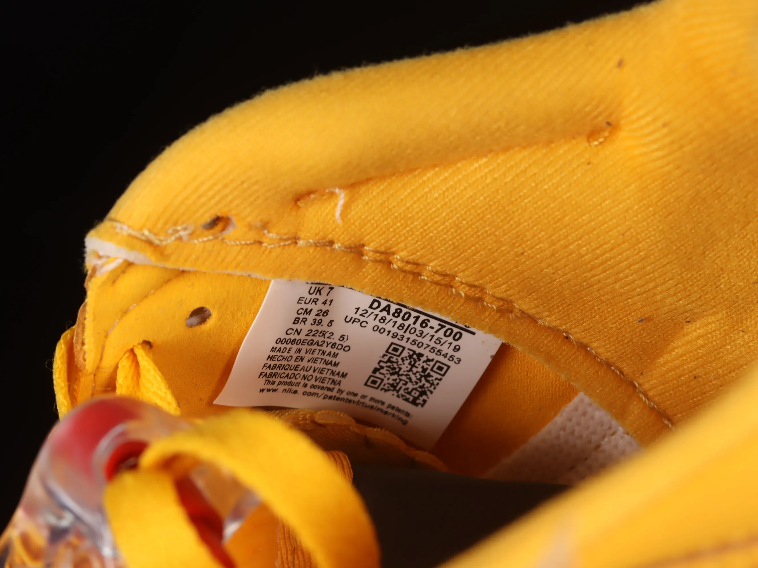 All categories Air Jordan Jordan series basketball shoes Air Jordan 5 Air Jordan Retro Low AJ5 Joe 5 black and yellow low-top basketball shoes DA8016-700